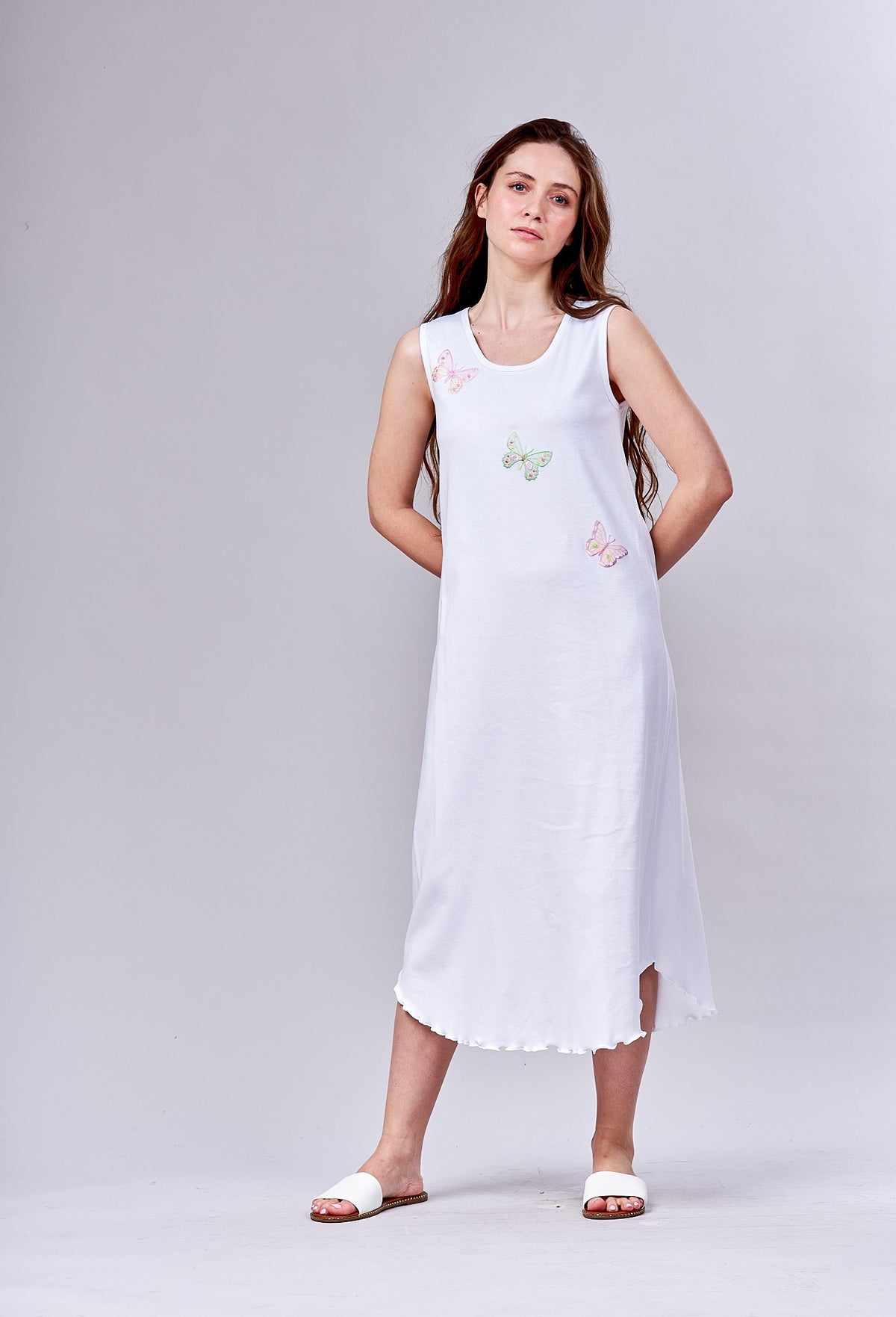 8601 Long tank gown