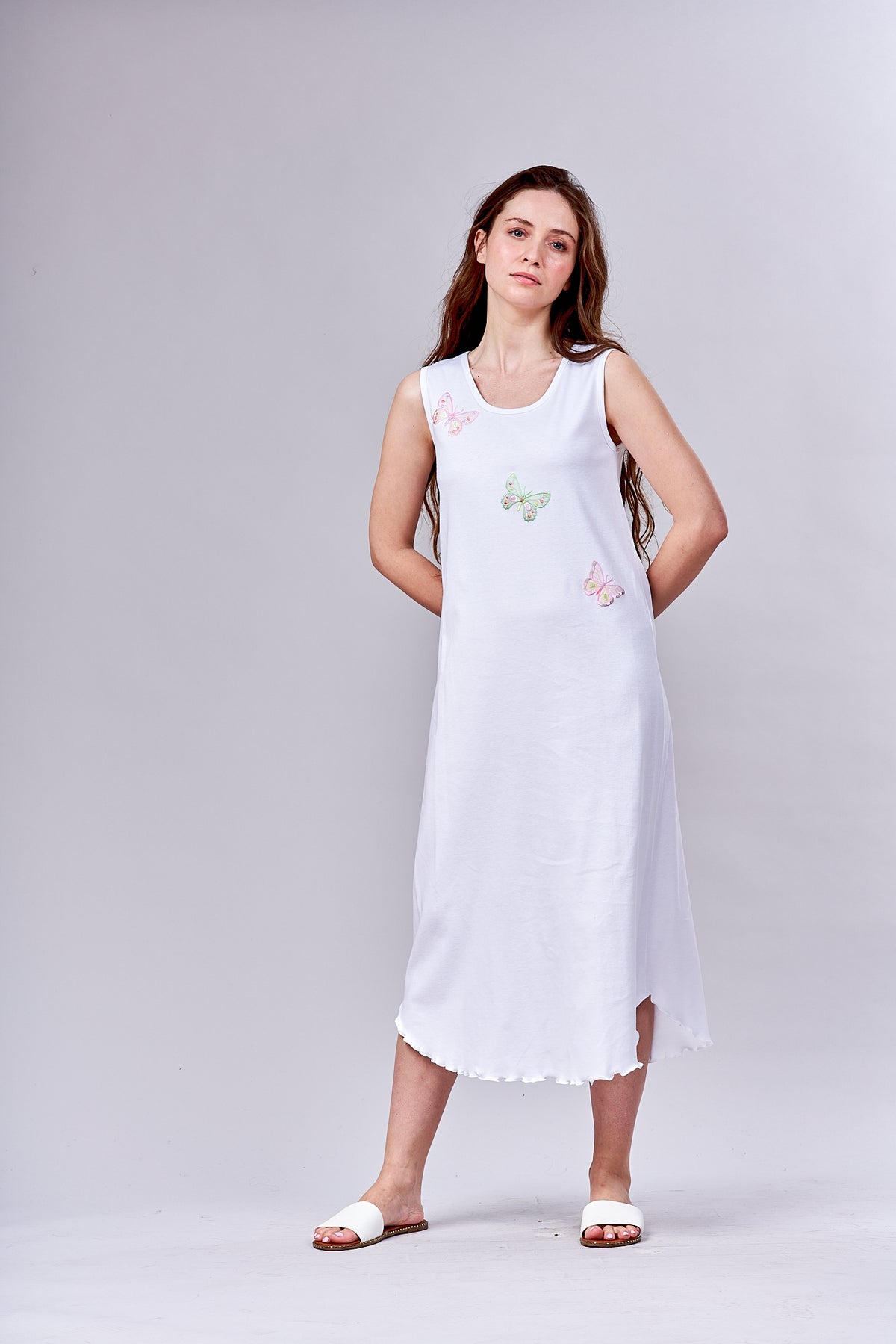 8601 Long tank gown