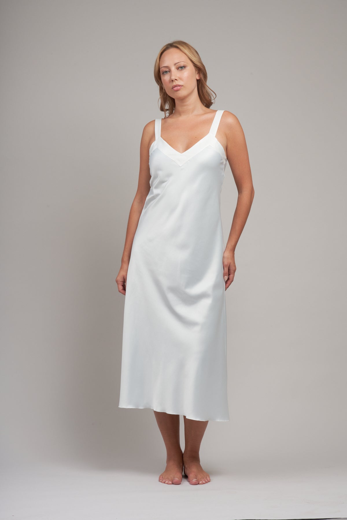 8006 - Cozy Satin  Long Gown