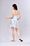 9600 - Gorgeous nightie with lace inserts
