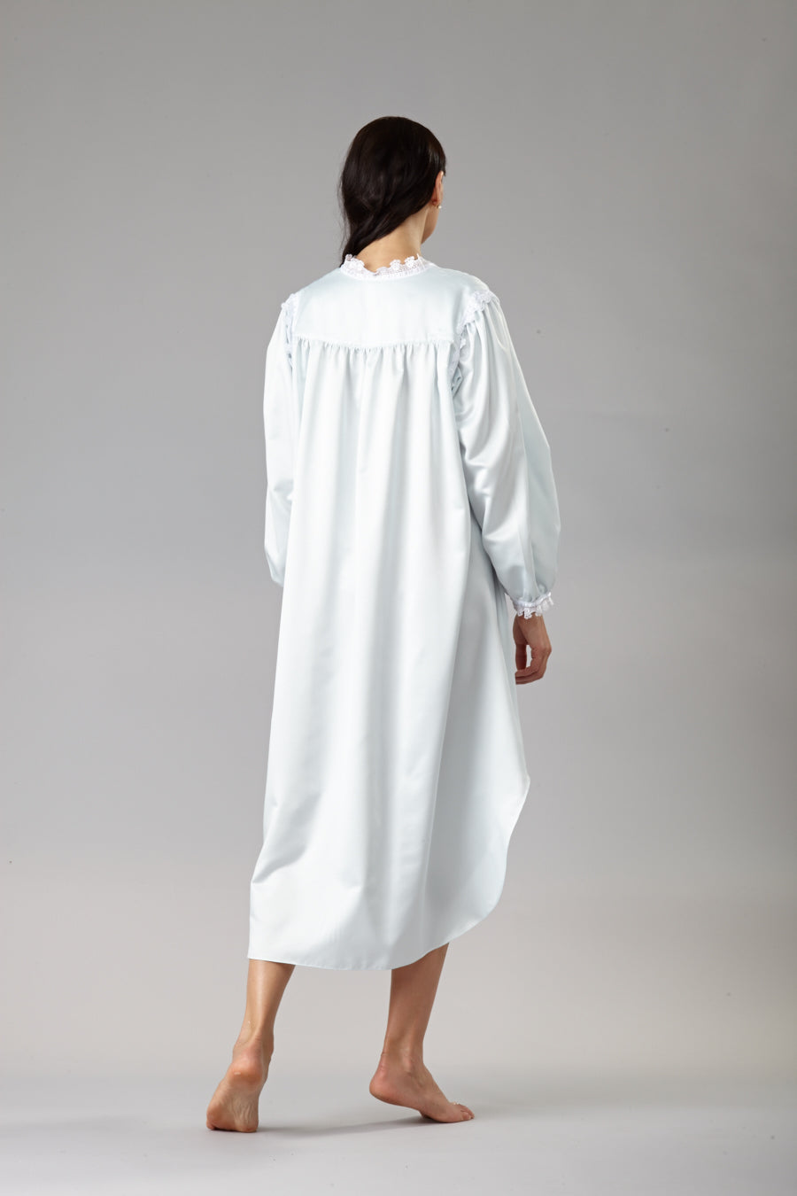 8173 - Cozy Satin  Classic's Long Gown