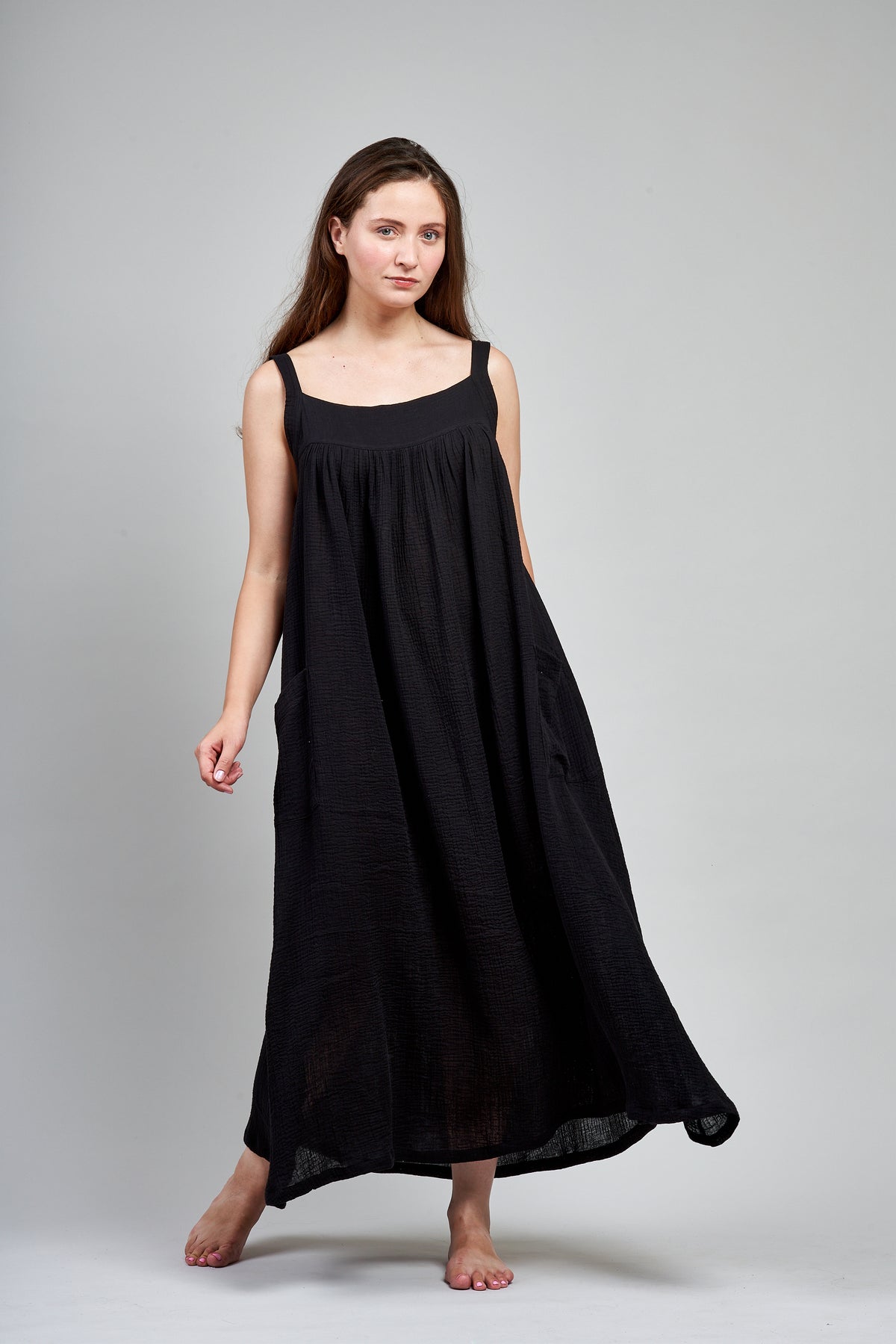 3108 - Long pocket dress