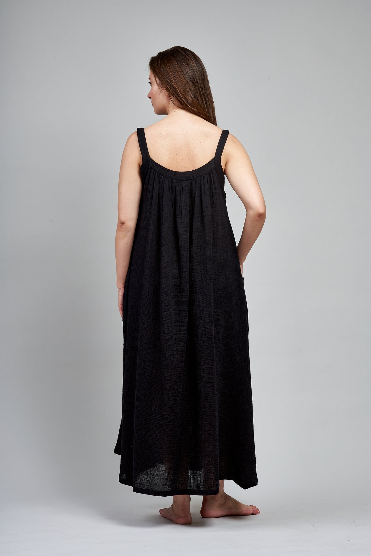 3108 - Long pocket dress