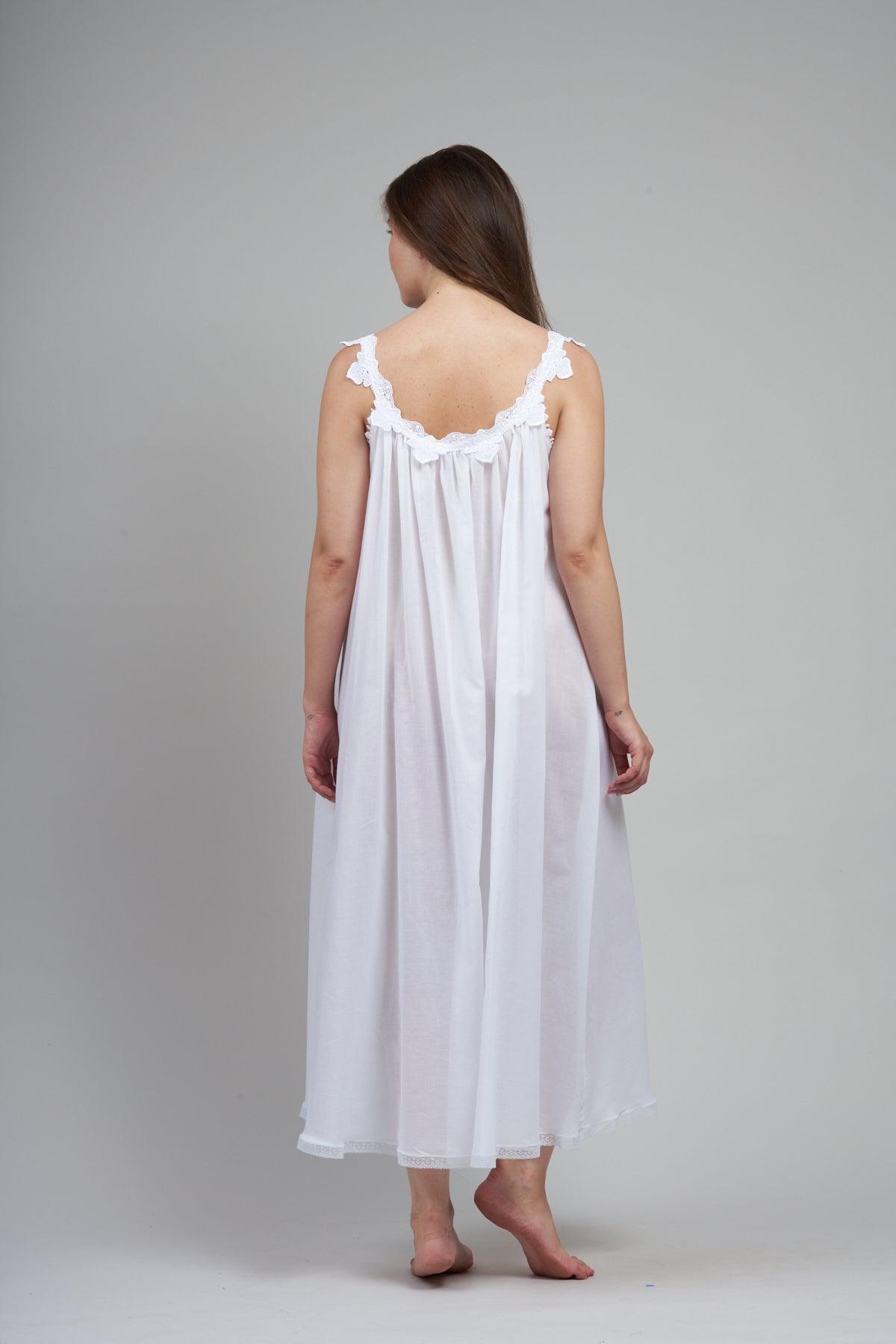 902 -  Long gown with flower sh. straps- Newly joined the Classics !