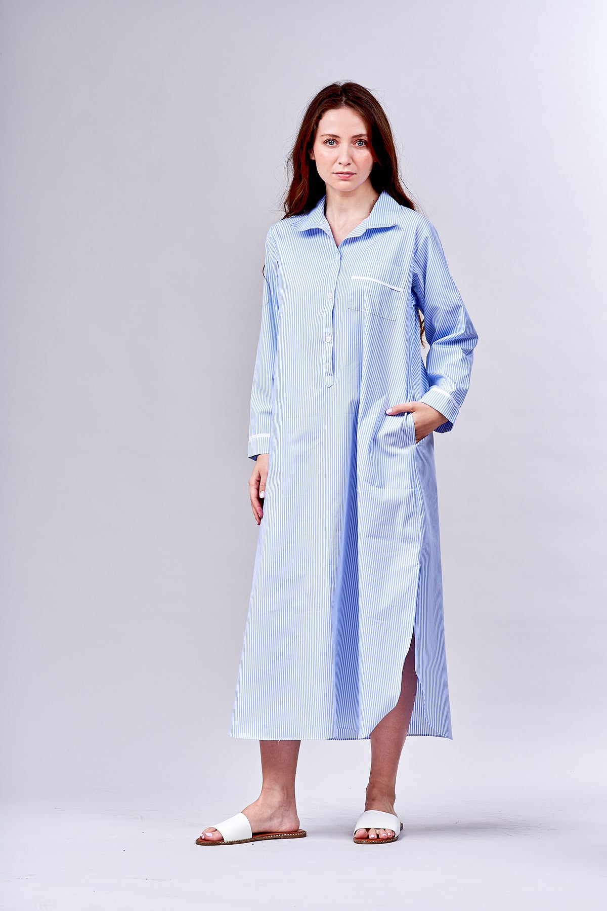 7022 - Long Classic Nightshirt- NEW