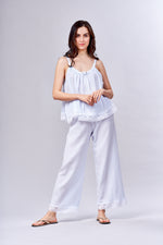3022 - Summer Pyjama- New White Gauze