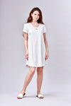 8500 Short gown with short sleeves
