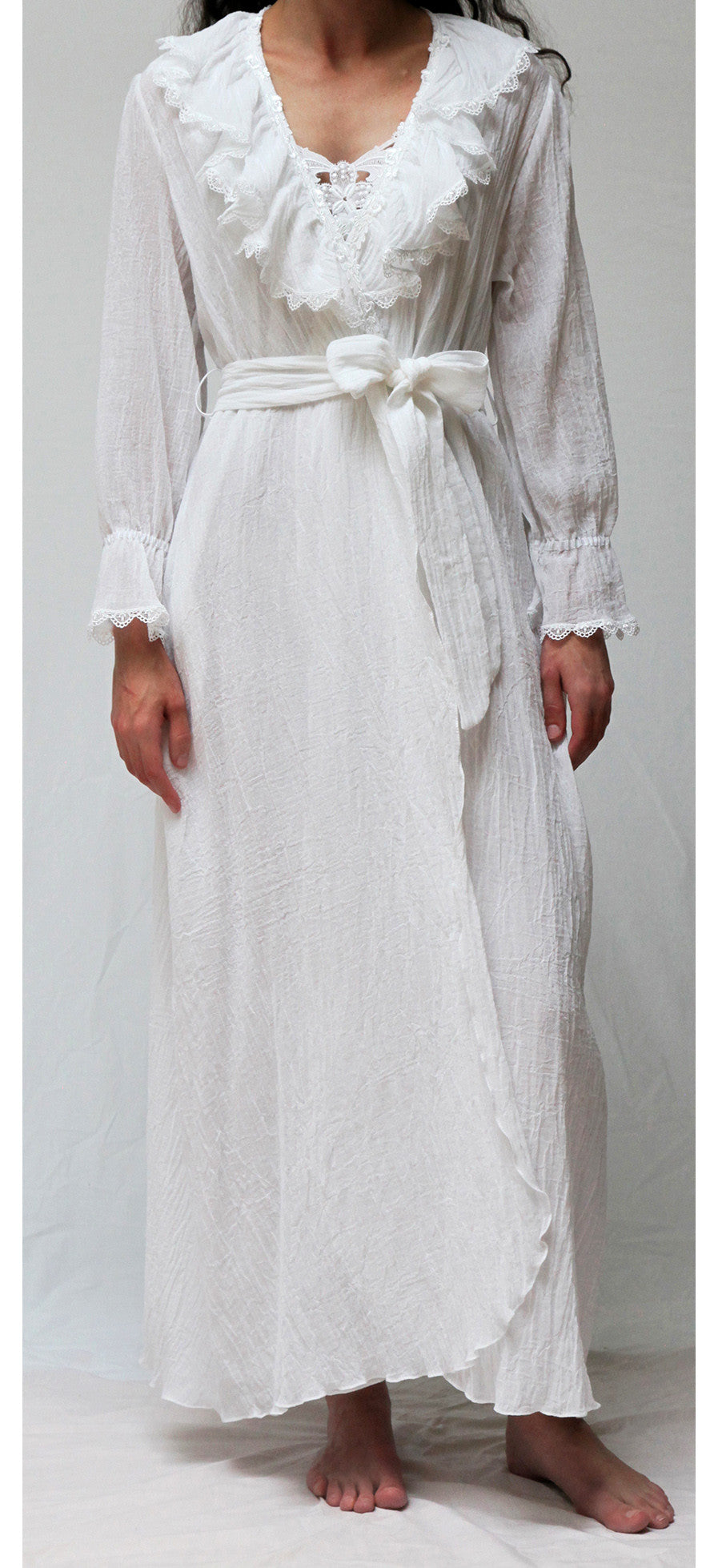 3015 - Long  Wrap Robe