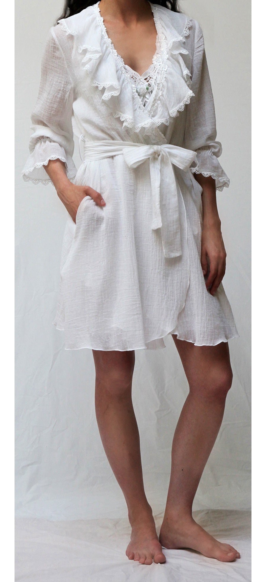 3014 -  Short Wrap Robe