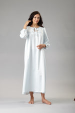 8009 - Cozy Satin Long with front ties