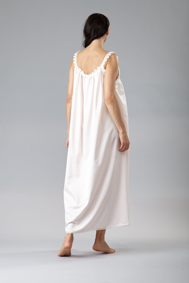 8001 - Cozy Satin Long Gown