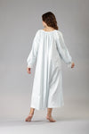 8008 - Cozy satin Romantic gown