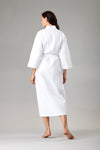 5013 - Long waffle kimono robe