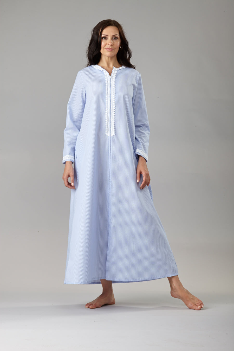 7001 - Long zipped caftan