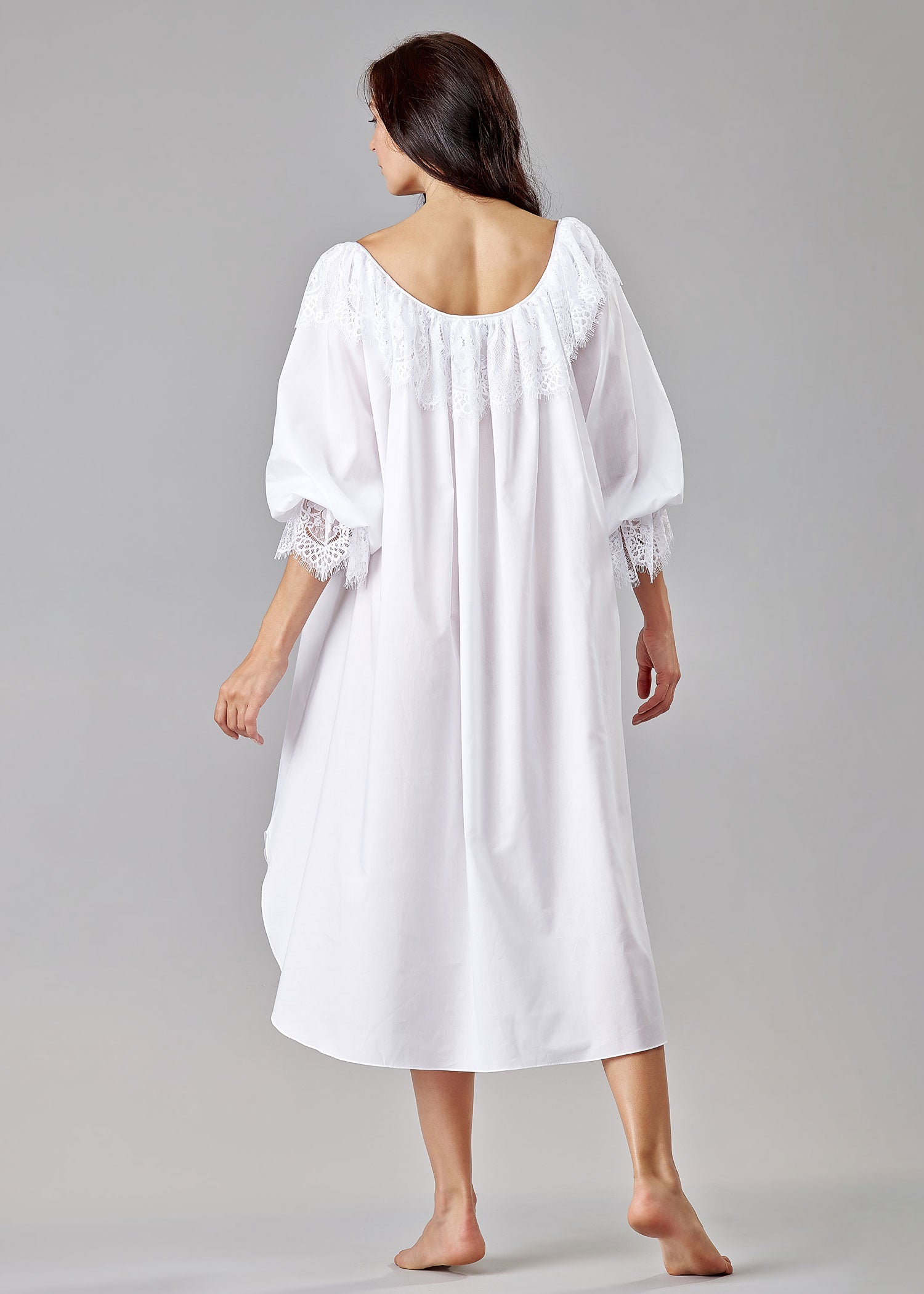 Silk Gown Bridal hot Nighty white night Dress nightwear Sleepwear Night  Gown with robe