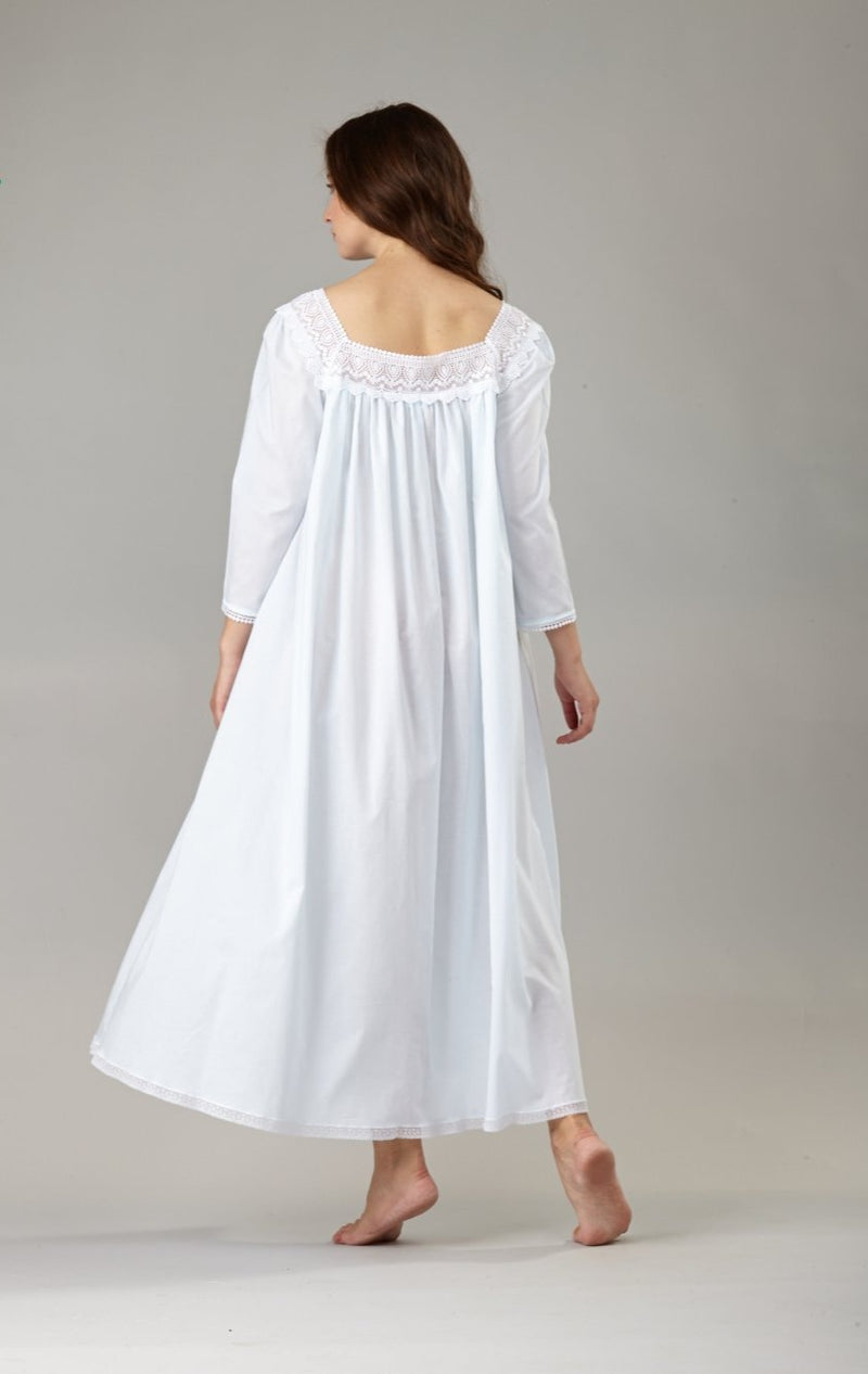 Larrivo Madison Nursing Empire Waist Chemise Nightgown - The