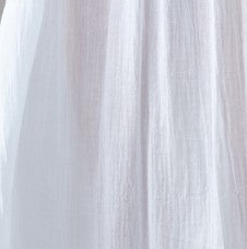 3044 - Long gown with lace yoke