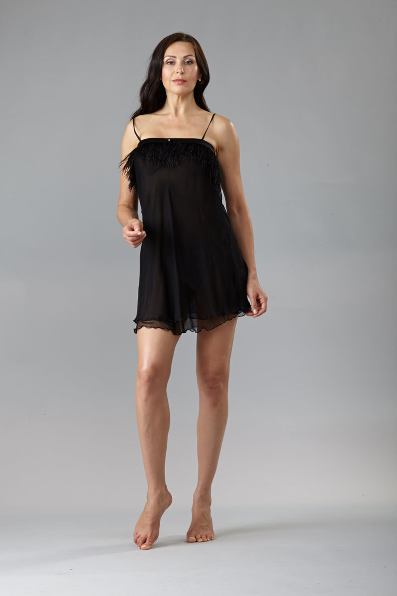 207, Short & long chiffon nightgown