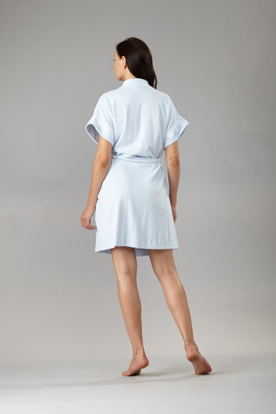 5005 - Short sleeves robe in terry