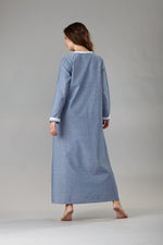 5008 - Long zipped caftan-New color in