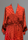 39559 - Silk Jacquard short kimono- YELLOW on sale  - Final sale- No returns