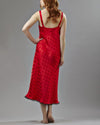 39561 - Silk Jacquard long gown