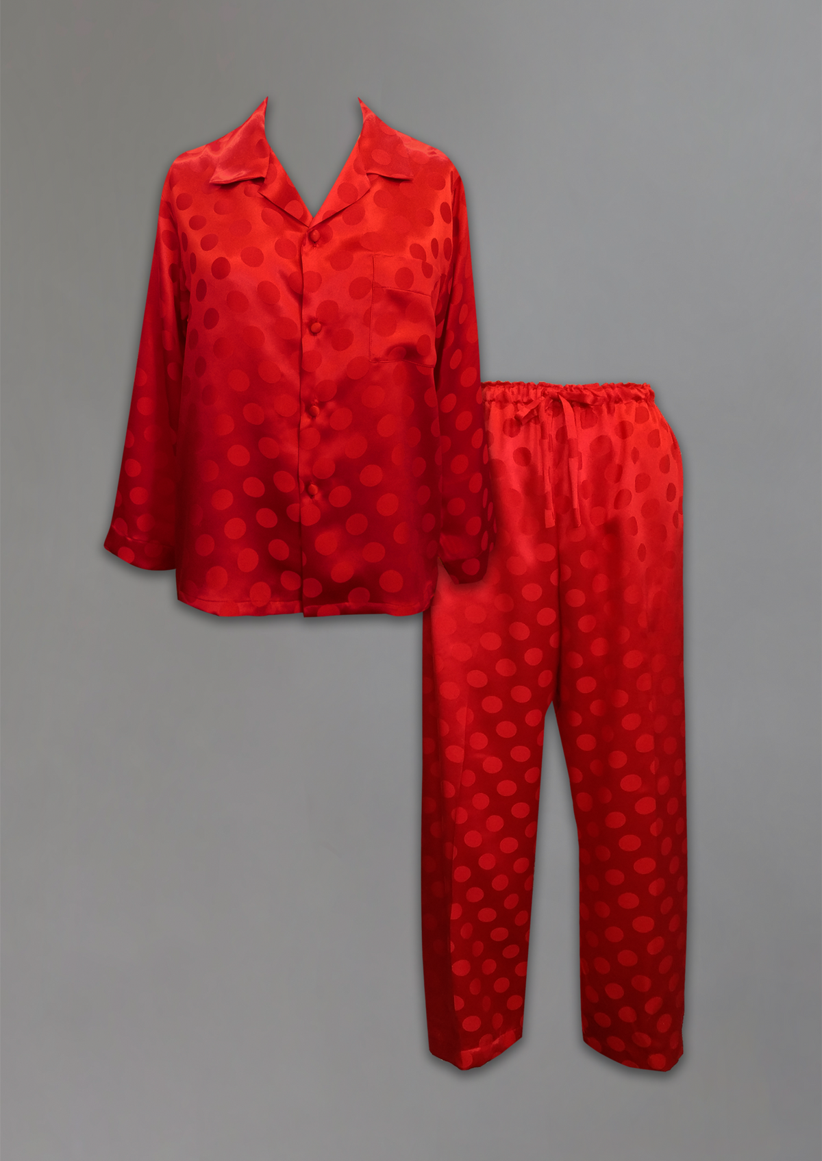 39563 Silk Jacquard PJ Set- Sale